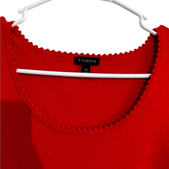Talbots Red Top - Picture 3 of 4
